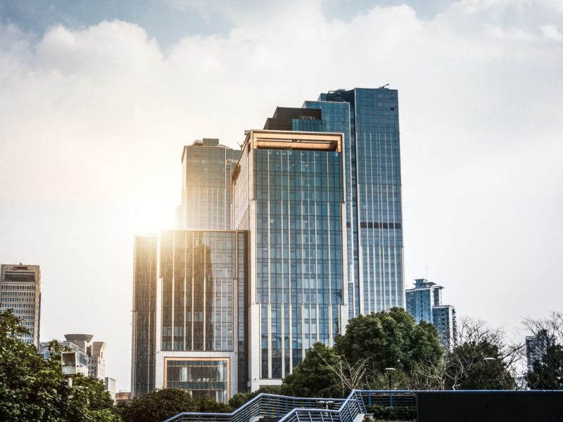 modern business center